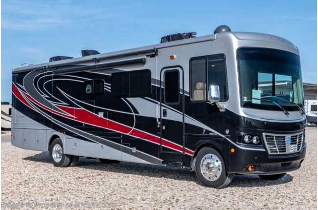 2018 Holiday Rambler Vacationer 35P Class A Gas W/ King, Ext TV, 7KW Gen Consignment RV