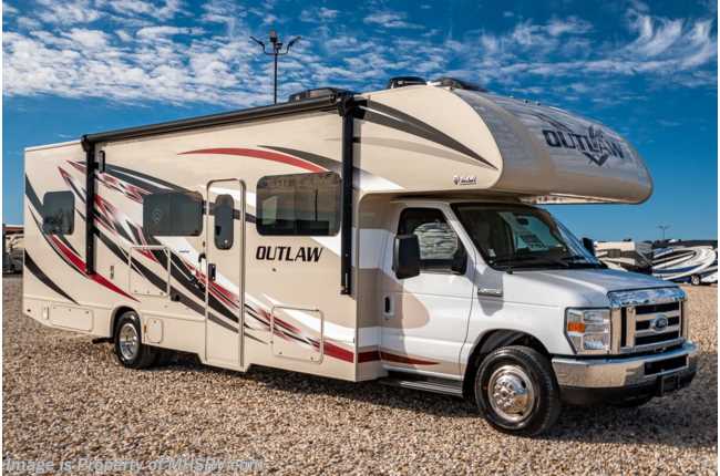 2020 Thor Motor Coach Outlaw Toy Hauler 29J Toy Hauler Class C RV W/ Cabover Loft, WiFi &amp; Ext TV