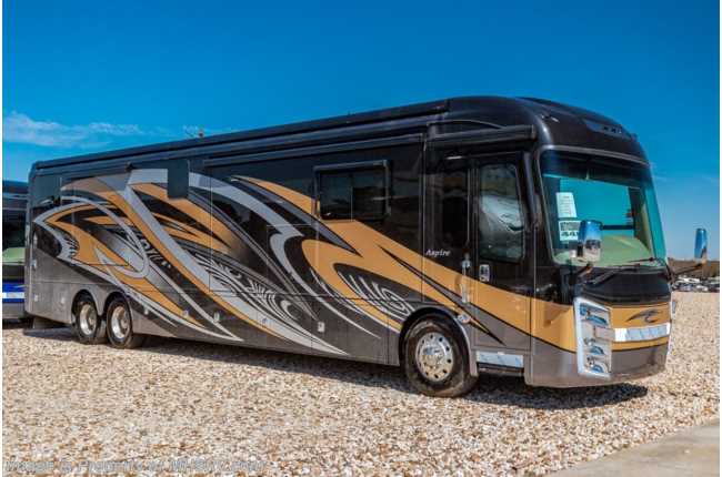 2020 Entegra Coach Aspire 44R Luxury Bath &amp; 1/2 Bunk Model W/ Theater Seats, WiFi, Solar &amp; 450HP