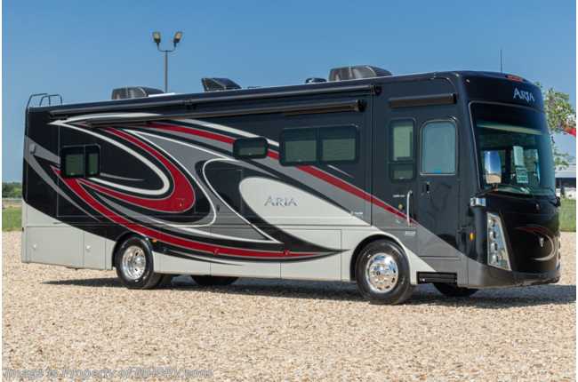 2021 Thor Motor Coach Aria 3401 Luxury Diesel RV for Sale W/ Theater Seats, 360HP, Studio Collection