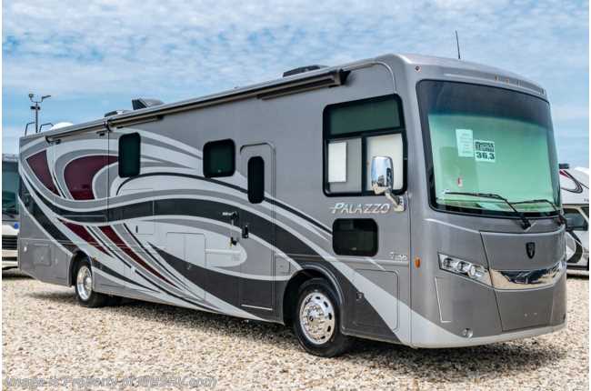 2021 Thor Motor Coach Palazzo 36.3 Bath &amp; 1/2 RV W/ King Bed, Theater Seats, 340HP &amp; Studio Collection