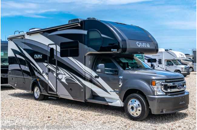 2021 Thor Motor Coach Omni XG32 4x4 Diesel Super C RV for Sale W/ Theater Seats, 330HP