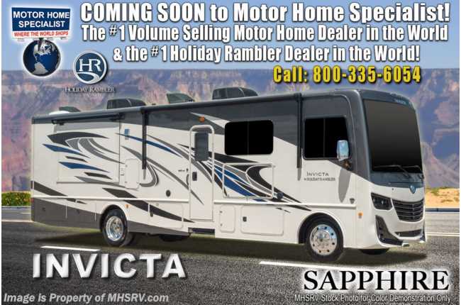 2020 Holiday Rambler Invicta 33HB Bath &amp; 1/2 W/ King Bed, Blind Spot Detection
