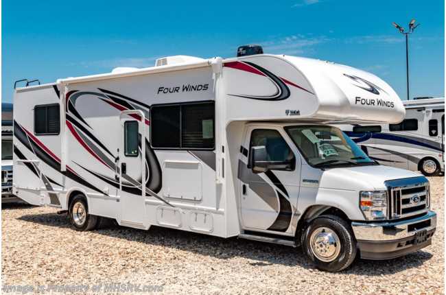 2021 Thor Motor Coach Four Winds 28Z W/ Theater Seats, Stabilizers, Ext TV, Bedroom TV