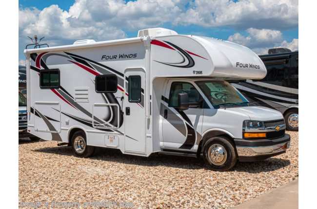 2021 Thor Motor Coach Four Winds 22E W/ 15K A/C, Ext TV, Heated Tanks, 3 Cameras &amp; 2 Batteries