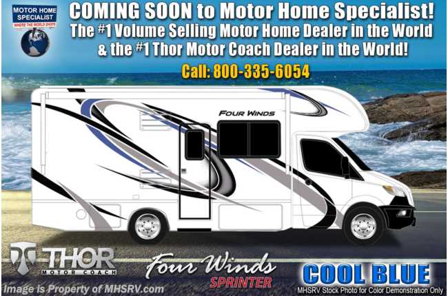 2021 Thor Motor Coach Four Winds Sprinter C 24BL Sprinter W/ Turbo Diesel, Home Collection