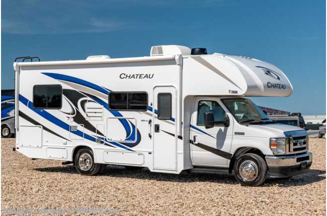 2021 Thor Motor Coach Chateau 25V W/ 15K A/C, Ext TV, Bedroom TV, Stabilizers
