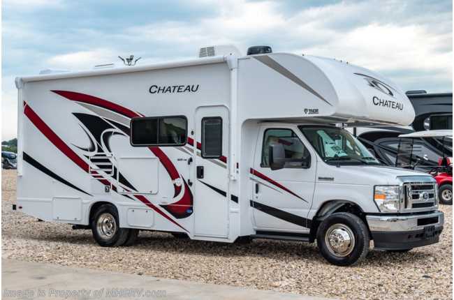 2021 Thor Motor Coach Chateau 24F W/ 15K A/C, Convection Microwave, Bedroom TV &amp; Ext TV