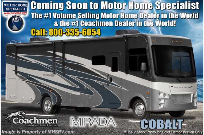 2021 Coachmen Mirada 35ES Bunk Model, Bath &amp; 1/2, Theater Seats &amp; FBP