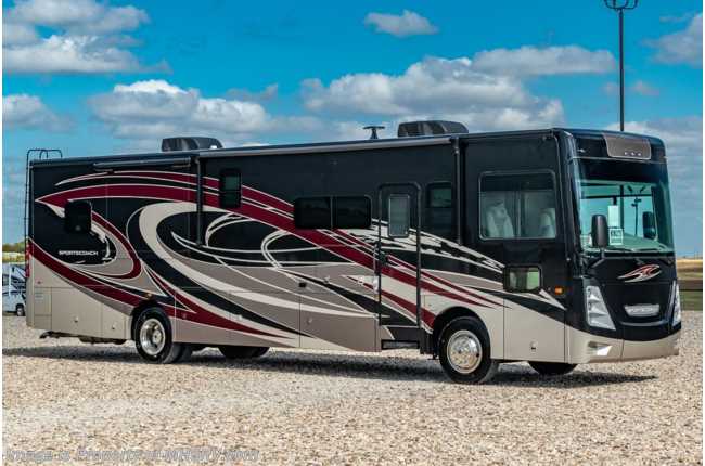2021 Sportscoach Sportscoach SRS 365RB Bath &amp; 1/2 W/ Theater Seats, W/D, King, 340HP &amp; OH Loft
