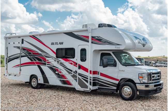 2021 Thor Motor Coach Outlaw Toy Hauler 29S Toy Hauler Class C RV W/ Ext TV & Solar