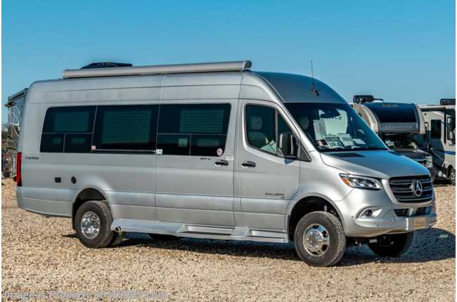 2021 Coachmen Galleria 24FL 4x4 Sprinter Diesel W/ 20K BTU A/C, Solar, Rims, Sumo Springs