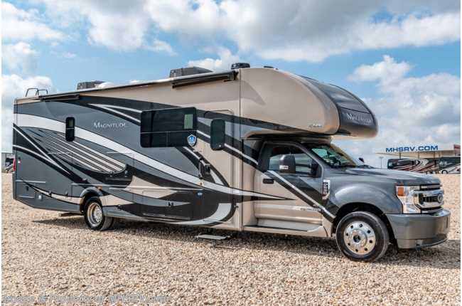 2021 Thor Motor Coach Magnitude SV34 4x4 330HP Diesel Super C W/ Theater Seats &amp; King Bed