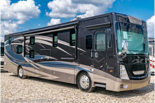2021 Sportscoach Sportscoach 402TS Two Full Bath Bunk Model W/  Theater Seats, King, W/D