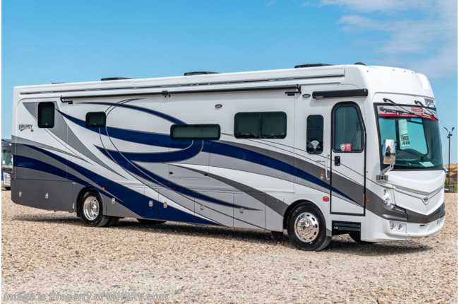 2021 Fleetwood Discovery LXE 40M Bath &amp; 1/2 W/ Theater Seats, Oceanfront Collection, King