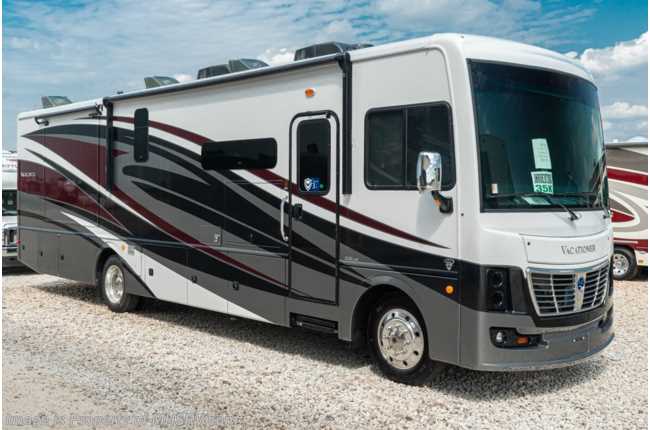 2021 Holiday Rambler Vacationer 35K Bath &amp; 1/2 W/ Theater Seats, Oceanfront Collection &amp; Collision Mitigation