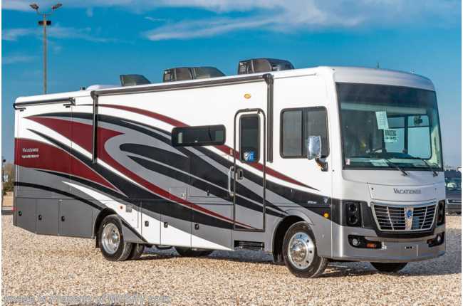 2021 Holiday Rambler Vacationer 33C W/ Theater Seats, King, Oceanfront Collection &amp; Collision Mitigation
