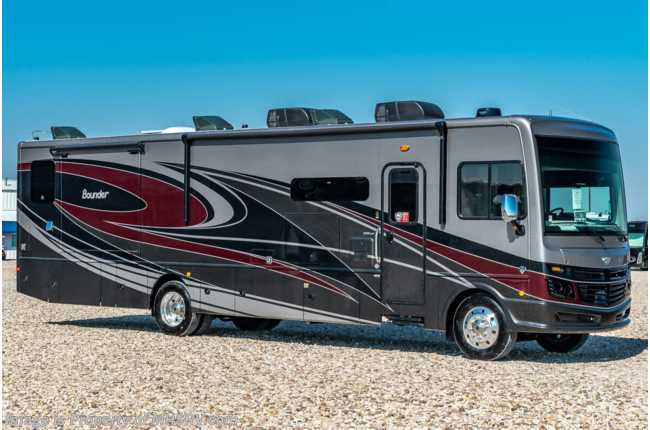 2021 Fleetwood Bounder 36F 2 Full Bath Bunk Model W/ Theater Seats, Oceanfront Collection &amp; Collision Mitigation