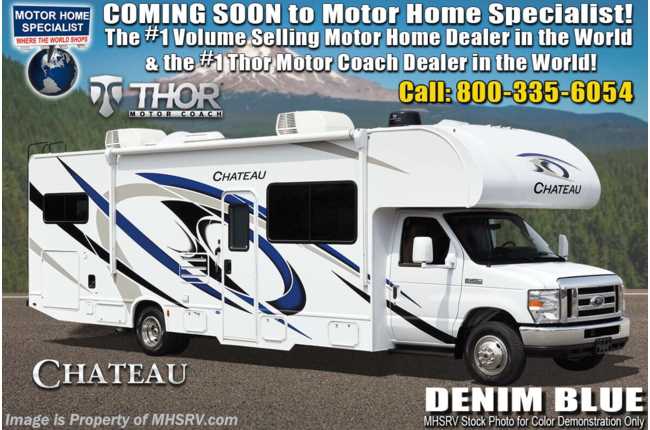 2021 Thor Motor Coach Chateau 31EV &quot;Victory Series&quot; Ford® V8, Bunk Model 2 A/Cs, Home Collection™ Interior Decor, MORryde© Suspension