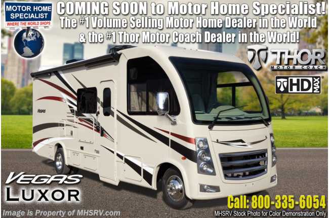 2021 Thor Motor Coach Vegas 24.1 RV W/ Pwr Driver Seat, Stabilizers, WiFi &amp; Solar