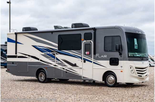 2021 Fleetwood Flair 29M W/ 2 A/Cs, Oceanfront Collection, 5.5KW Generator, King Pwr. Driver Seat