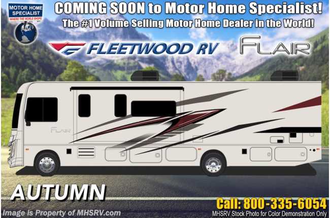 2021 Fleetwood Flair 28A W/ Theater Seats, 2 A/Cs &amp; King Bed