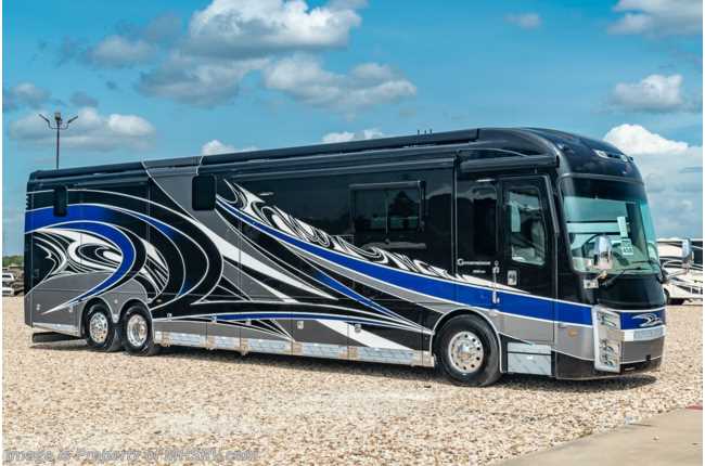 2021 Entegra Coach Cornerstone 45R Bunk Model Bath and 1/2 W/605HP, Solar, King Bed, Stonewall Gray