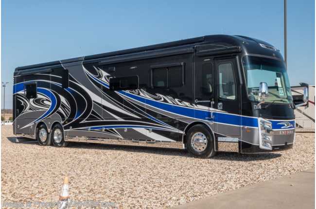 2021 Entegra Coach Cornerstone 45X W/ 605HP, Satellite, Solar, King Bed, Stonewall