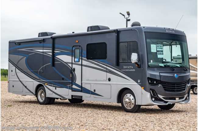 2021 Holiday Rambler Invicta 32RW W/ King Bed, Stack W/D, Steering Stabilzer &amp; Power Driver Seat