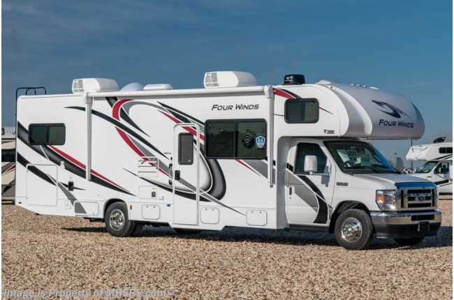 2021 Thor Motor Coach Four Winds 31EV &quot;Victory Series&quot; Ford® V8, Bunk House 2 A/Cs, Home Collection™ Interior Decor, MORryde© Suspension