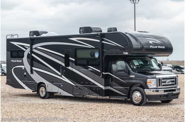 2021 Thor Motor Coach Four Winds 31W W/ Theater Seats, 2 A/Cs, Solar, FBP, Home Collection, MORryde© Suspension