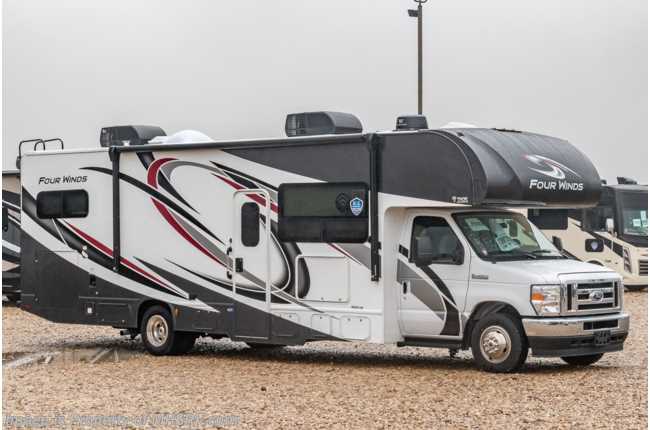 2021 Thor Motor Coach Four Winds 31W W/ Theater Seats, Home Collection, 2 A/Cs, Solar, Back Up Cam, Ext TV, MORryde© Suspension