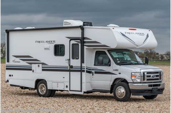 2021 Coachmen Freelander  22XG Ford® V-8, Bedroom/Garage Cargo System, Back-Up Cam, Azdel™, Swivel Seats