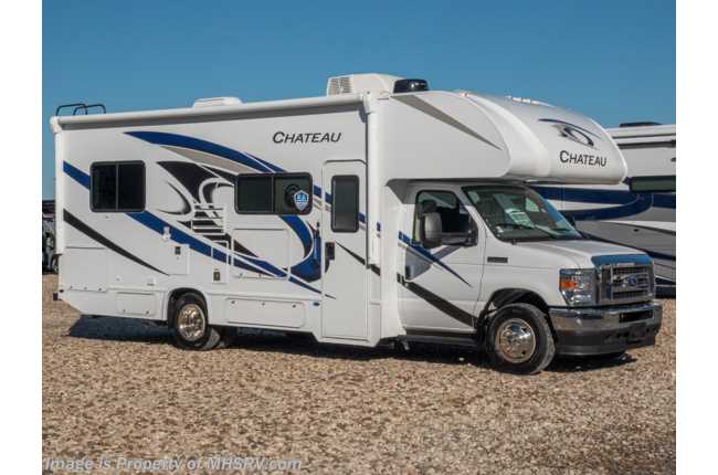 2021 Thor Motor Coach Chateau 25V W/ 15K A/C, Ext TV, Solar, Bedroom TV, Home Collection