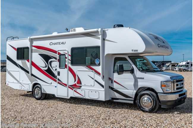 2021 Thor Motor Coach Chateau 28Z W/ Theater Seats, Solar, Ext TV, Bedroom TV, Home Collection