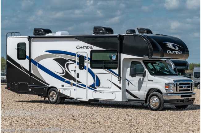 2021 Thor Motor Coach Chateau 31B W/ Theater Seats, W/D Prep, 2 A/Cs, MORryde© Suspension, Exterior TV