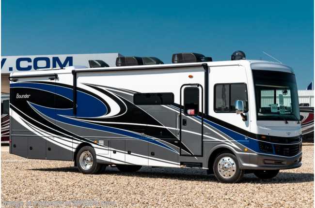 2021 Fleetwood Bounder 33C W/ Theater Seats, Sumo Springs, W/D &amp; Collision Mitigation