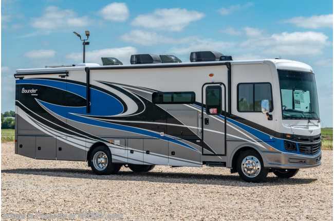 2021 Fleetwood Bounder 33C W/ Theater Seats, WiFi, Sumo Springs, W/D, Drop Down Bed, 35th Anniversary Pkg