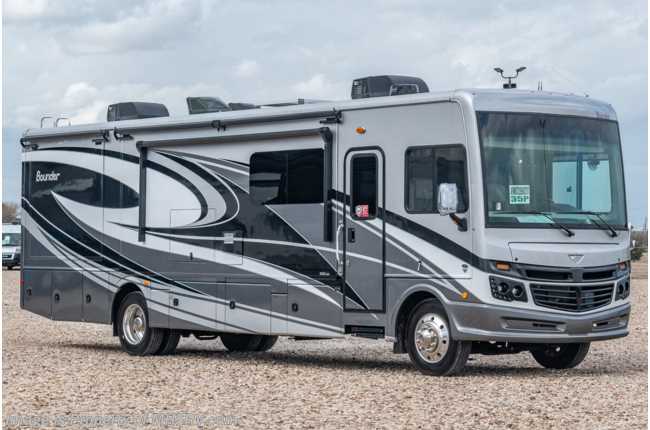 2021 Fleetwood Bounder 35P W/ Oceanfront Collection, WiFi, Collision Mitigation, Sumo Springs