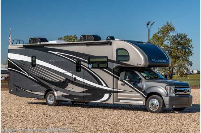 2021 Thor Motor Coach Magnitude RB34 4x4 Bunk Model Super C RV W/Ford® 330HP Diesel, Theater Seats, Exterior Kitchen &amp; More!