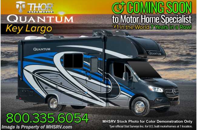 2021 Thor Motor Coach Quantum Sprinter CR24 Sprinter Diesel W/ Theater Seats, FBP, Platinum Pkg, 15K A/C