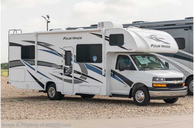 2022 Thor Motor Coach Four Winds 28A W/ Home Collection, 39&quot; TV, 3-Camera System, Dual Ovens, Upgraded A/C, MEGA-Storage® &amp; More!