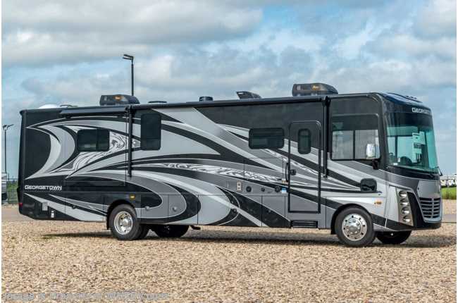 2021 Forest River Georgetown GT7 36D7 Bath &amp; 1/2 W/ Theater Seating, Stack W/D, King, Dual Pane Windows
