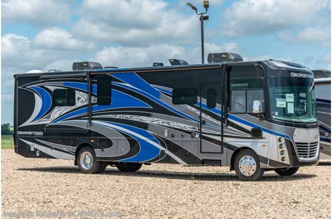 2021 Forest River Georgetown GT7 36D7 Bath &amp; 1/2 W/ Theater Seating, Stack W/D, King Bed, Dual Pane