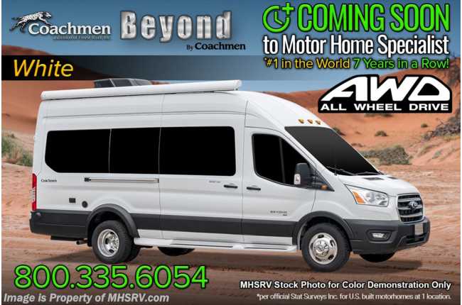2021 Coachmen Beyond 22D-EB All-Wheel Drive (AWD) EcoBoost® RV W/ Solar, Rims, Electronics Package