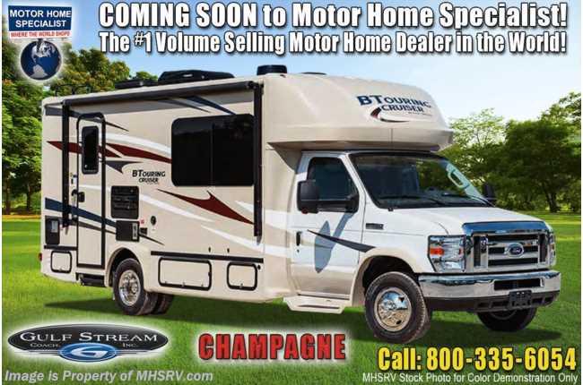 2021 Gulf Stream BTouring Cruiser 5210 W/ 15K A/C, 4KW Gen, Booth Dinette & 40" TV