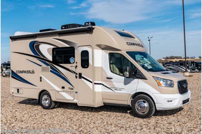 2021 Thor Motor Coach Compass 23TW All-Wheel Drive (AWD) Luxury B+ EcoBoost® Edition W/ Home Collection &amp; 15K A/C