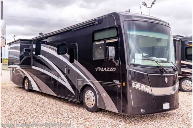2019 Thor Motor Coach Palazzo 36.3 Bath &amp; 1/2 Bunk Model W/ Theater Seats, King, 3 Cameras, W/D Consignment RV