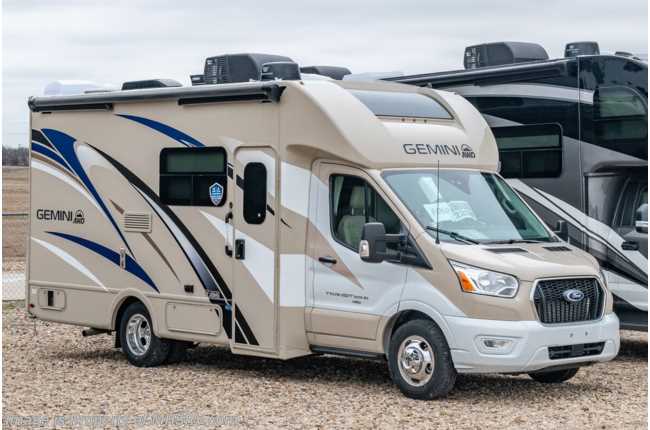 2021 Thor Motor Coach Gemini 23TW All Wheel Drive (AWD) Luxury B+ EcoBoost® Edition W/ 15K BTU A/C