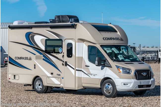 2021 Thor Motor Coach Compass 23TW All-Wheel Drive (AWD) Luxury B+ EcoBoost® Edition W/ Home Collection &amp; 15K A/C